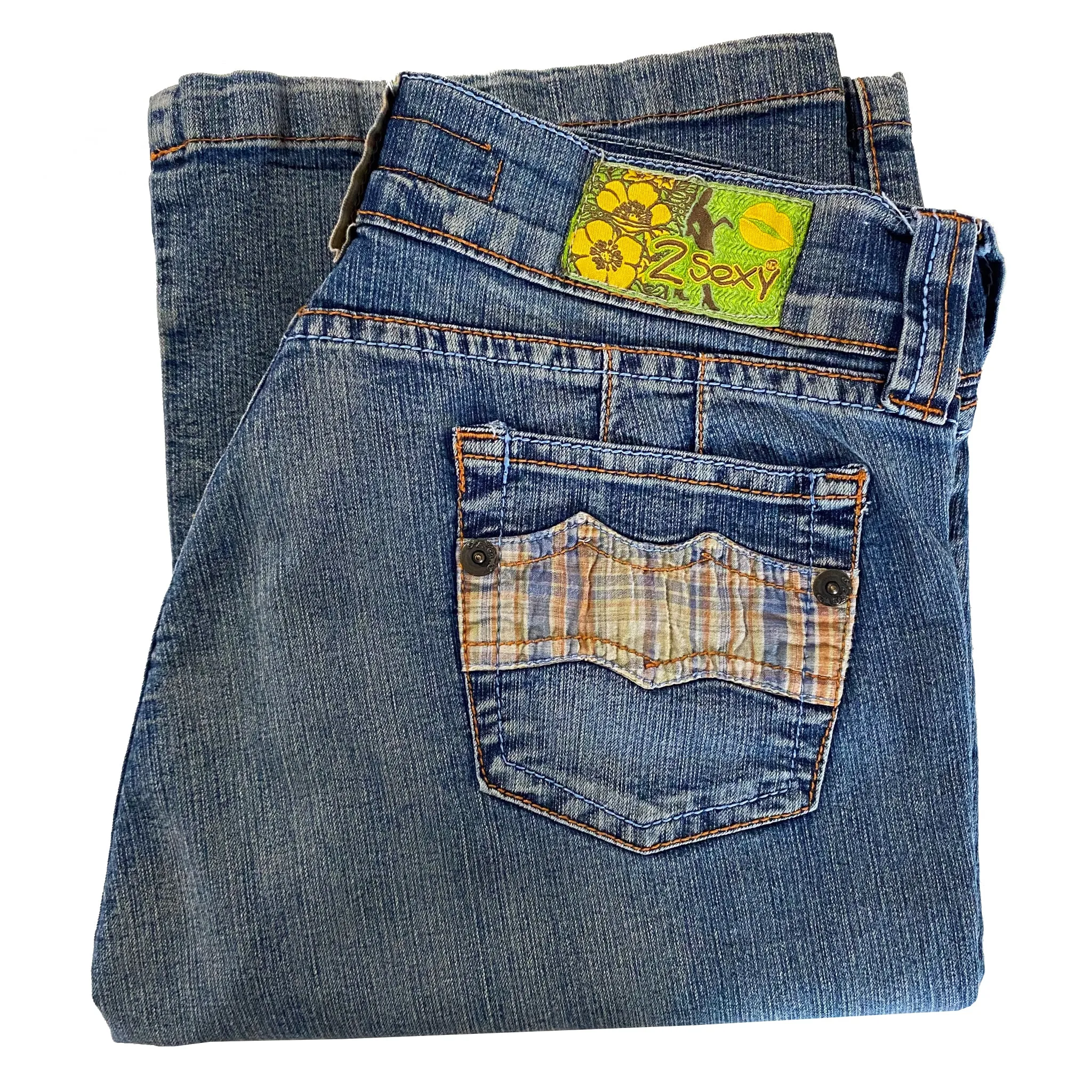 2 Sexy Plaid Jeans (XS)