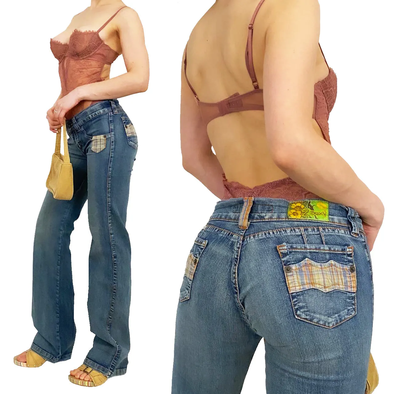 2 Sexy Plaid Jeans (XS)