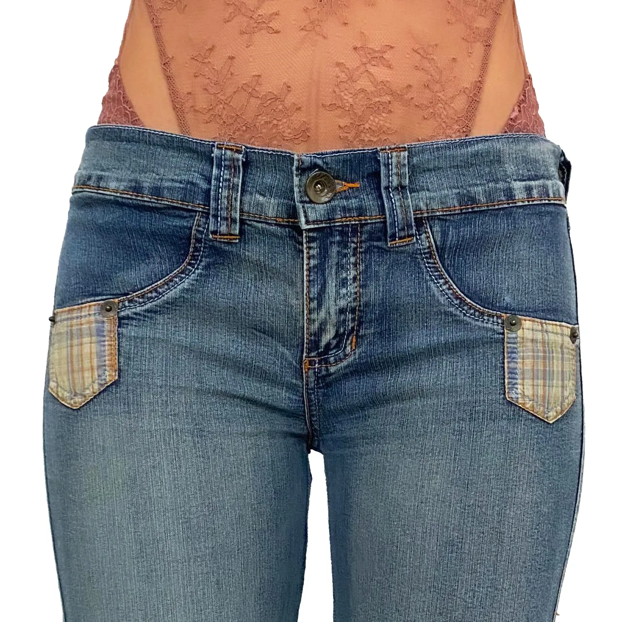 2 Sexy Plaid Jeans (XS)