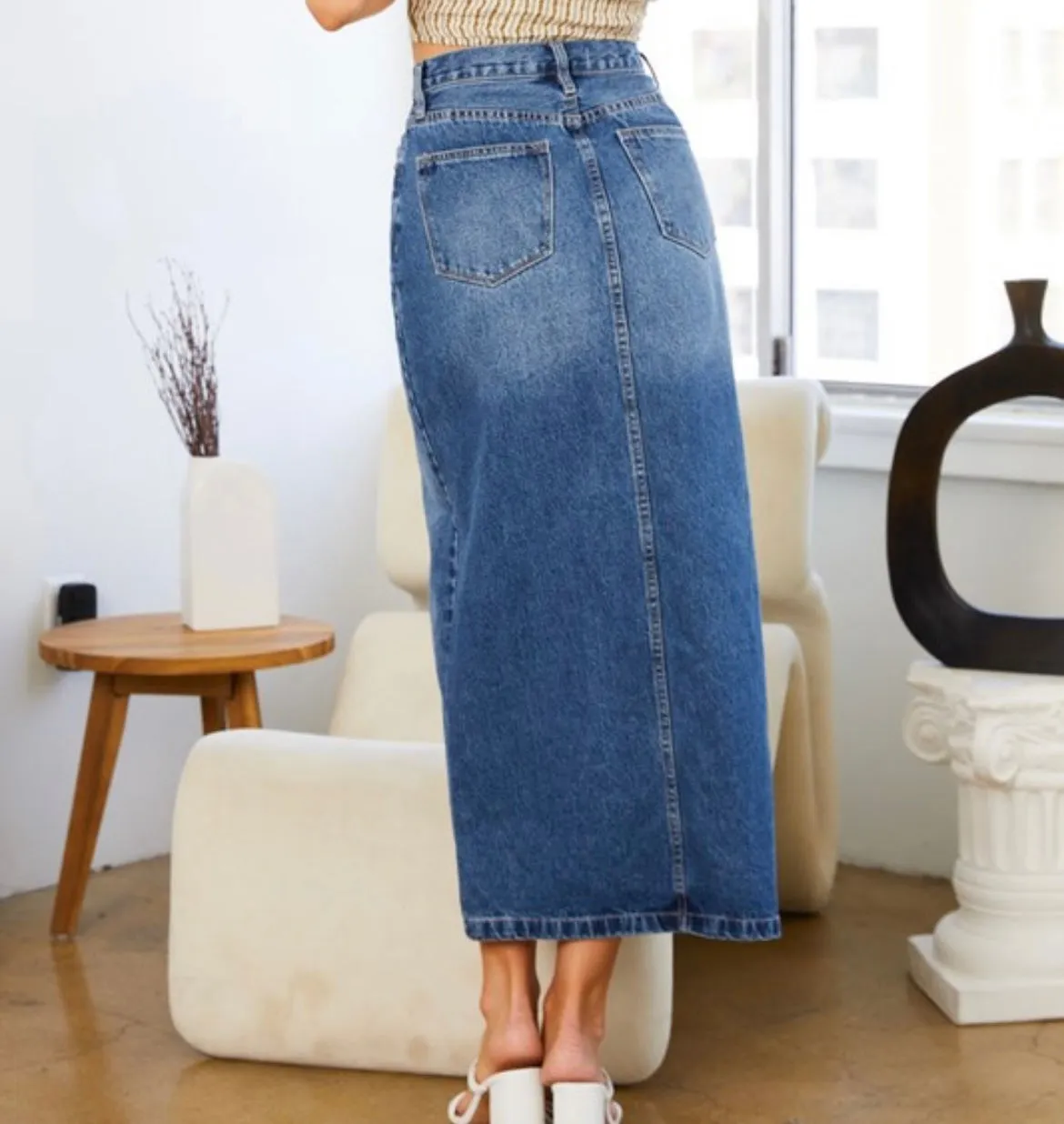 90's Girl Midi Skirt