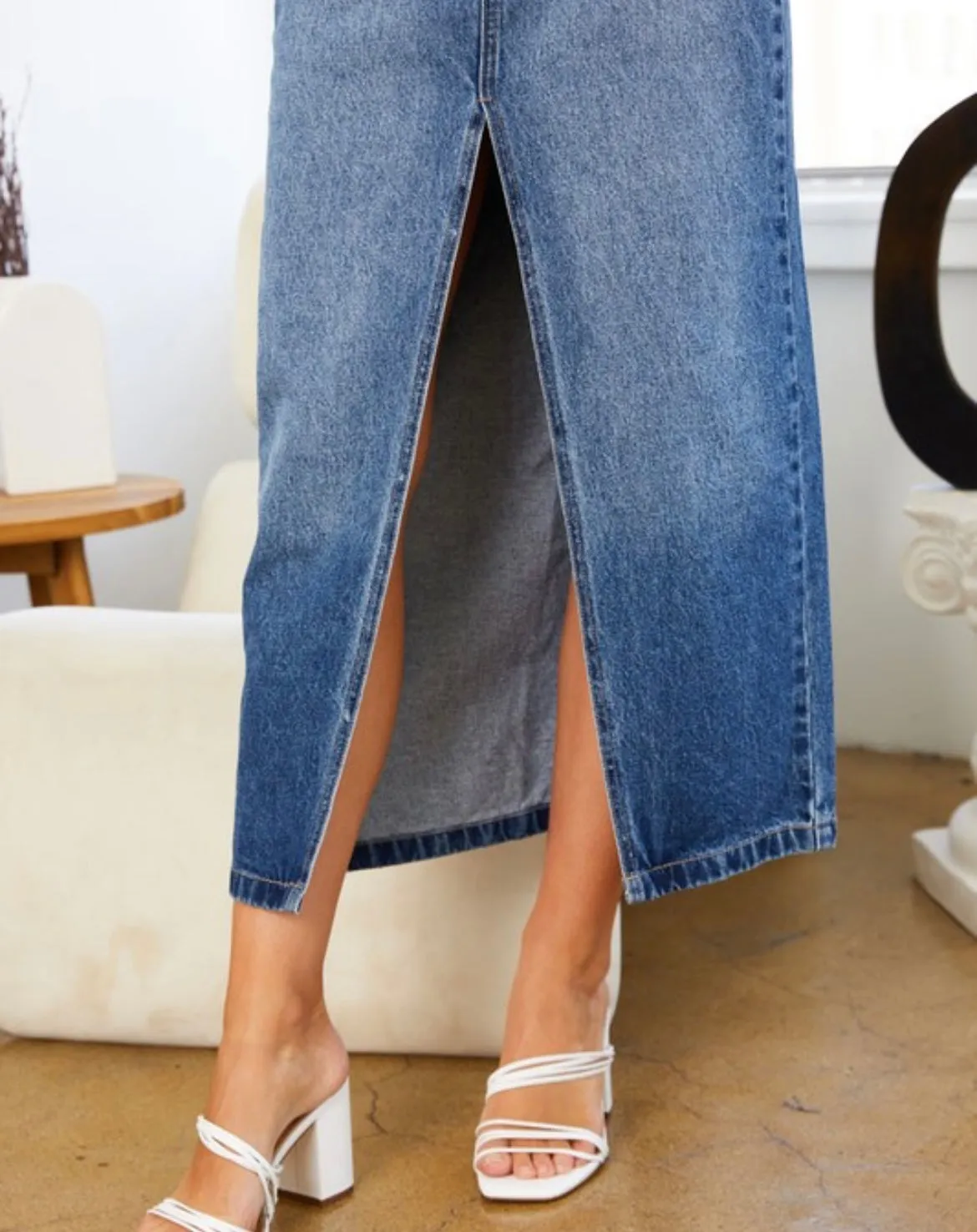 90's Girl Midi Skirt