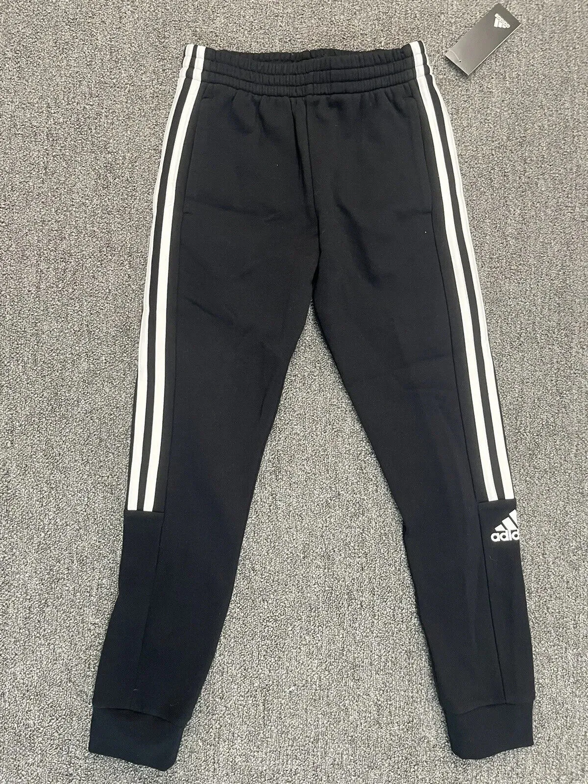 Adidas Drawstring Jogger Sweatpants Youth Girls L  Black