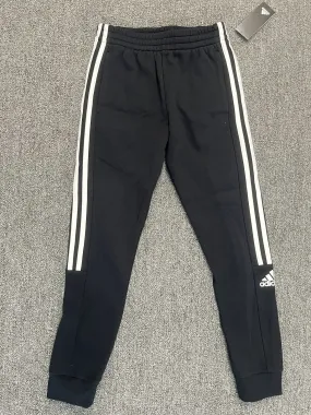 Adidas Drawstring Jogger Sweatpants Youth Girls L  Black