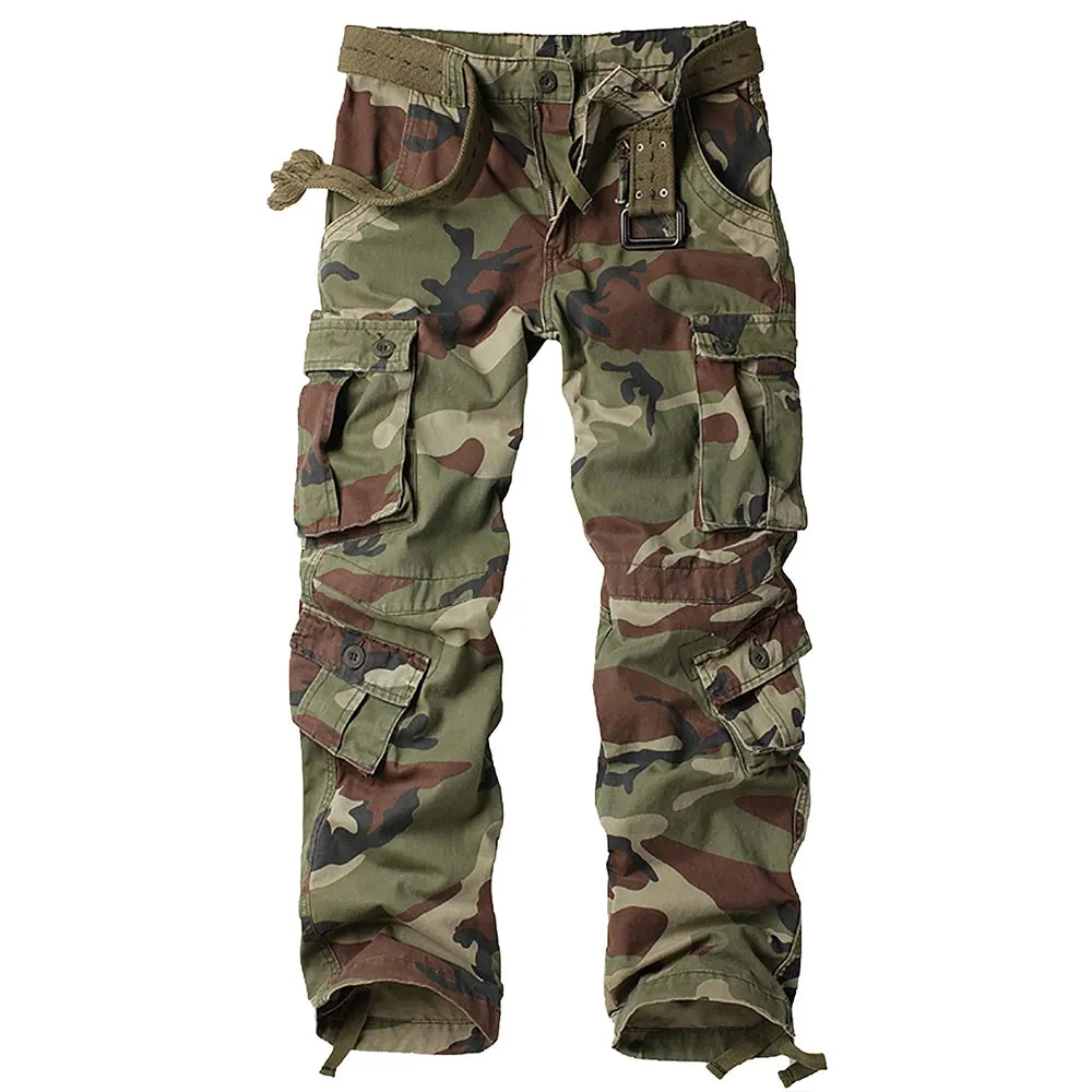 AKARMY Camo Cargo Pants – Tactical, Multi-Pocket Outdoor Essentials
