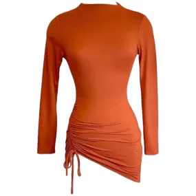 Aleysa Dress - Rust