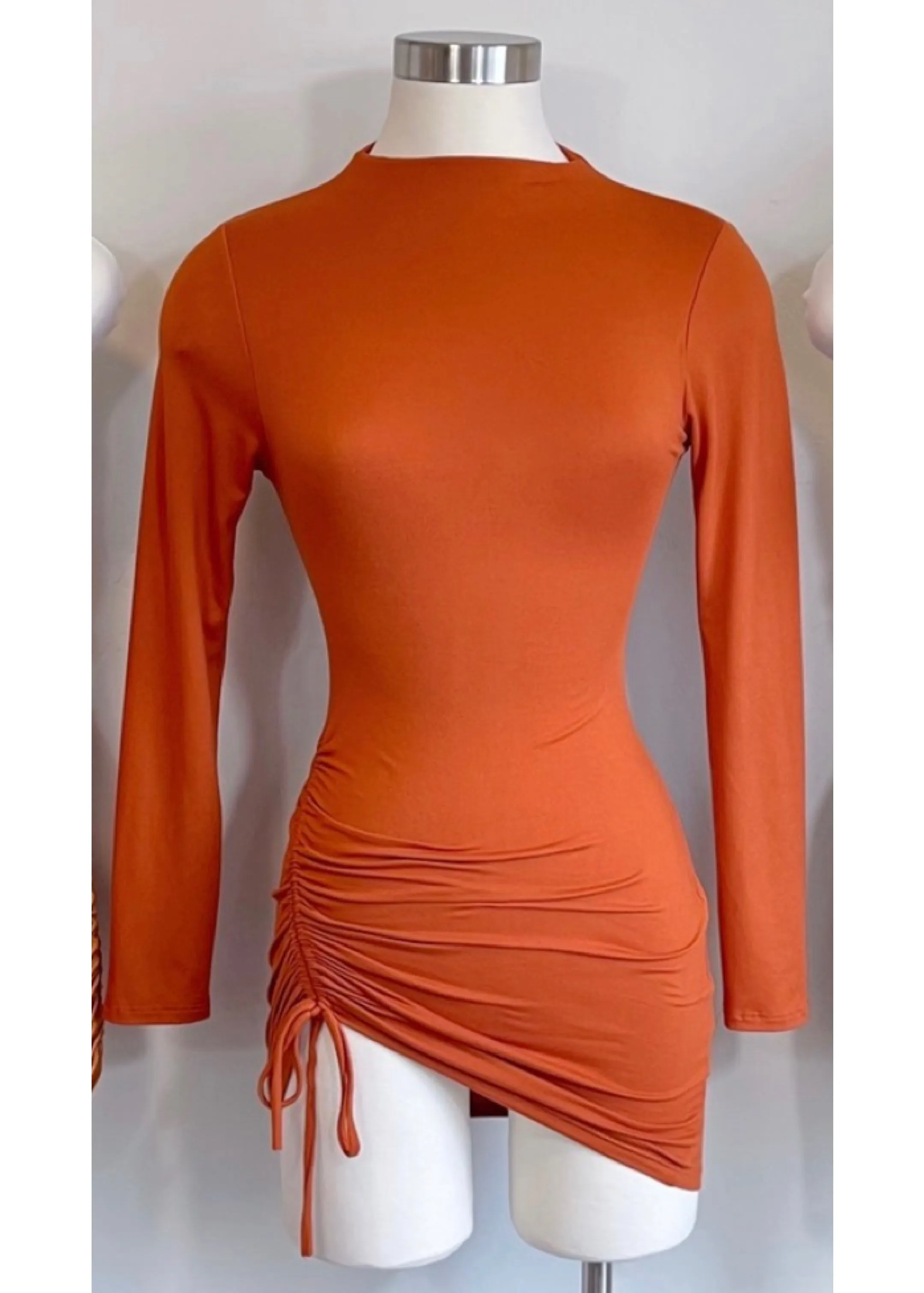 Aleysa Dress - Rust