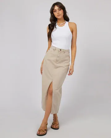 All About Eve Pia Maxi Skirt - Beige