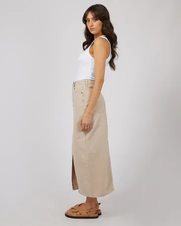 All About Eve Pia Maxi Skirt - Beige