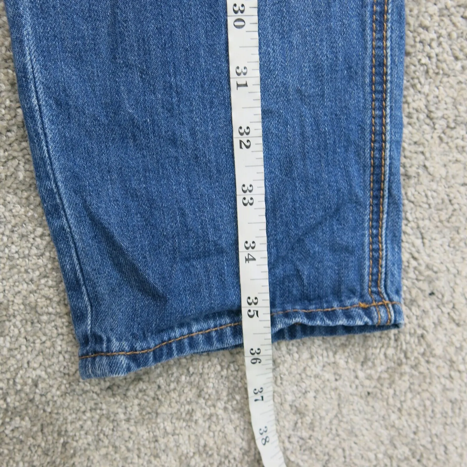 American Eagle Outfitters Women Skinny Jeans Distressed Five Pockets Blue SZ 4