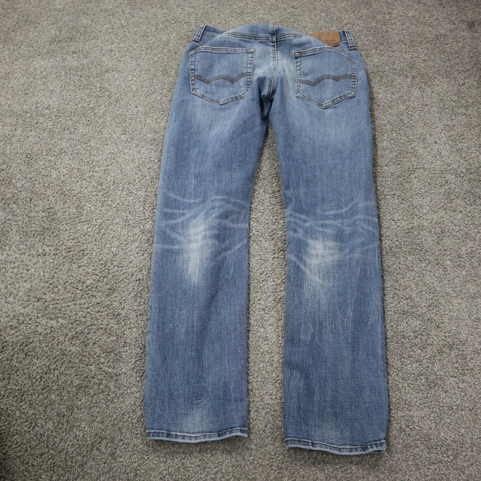 American Eagle Womens Jeans Straight Leg Extreme Flex Mid Rise Blue SZ W30XL30
