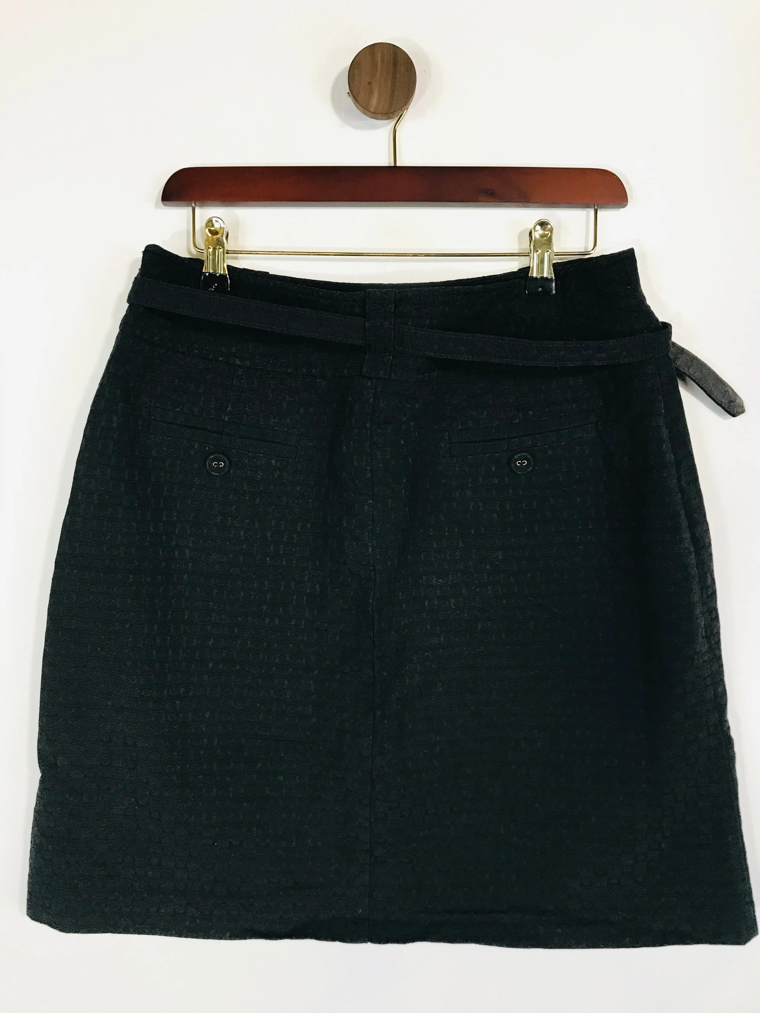 ASOS Women's Cotton Polka Dot A-Line Skirt | UK14 | Black
