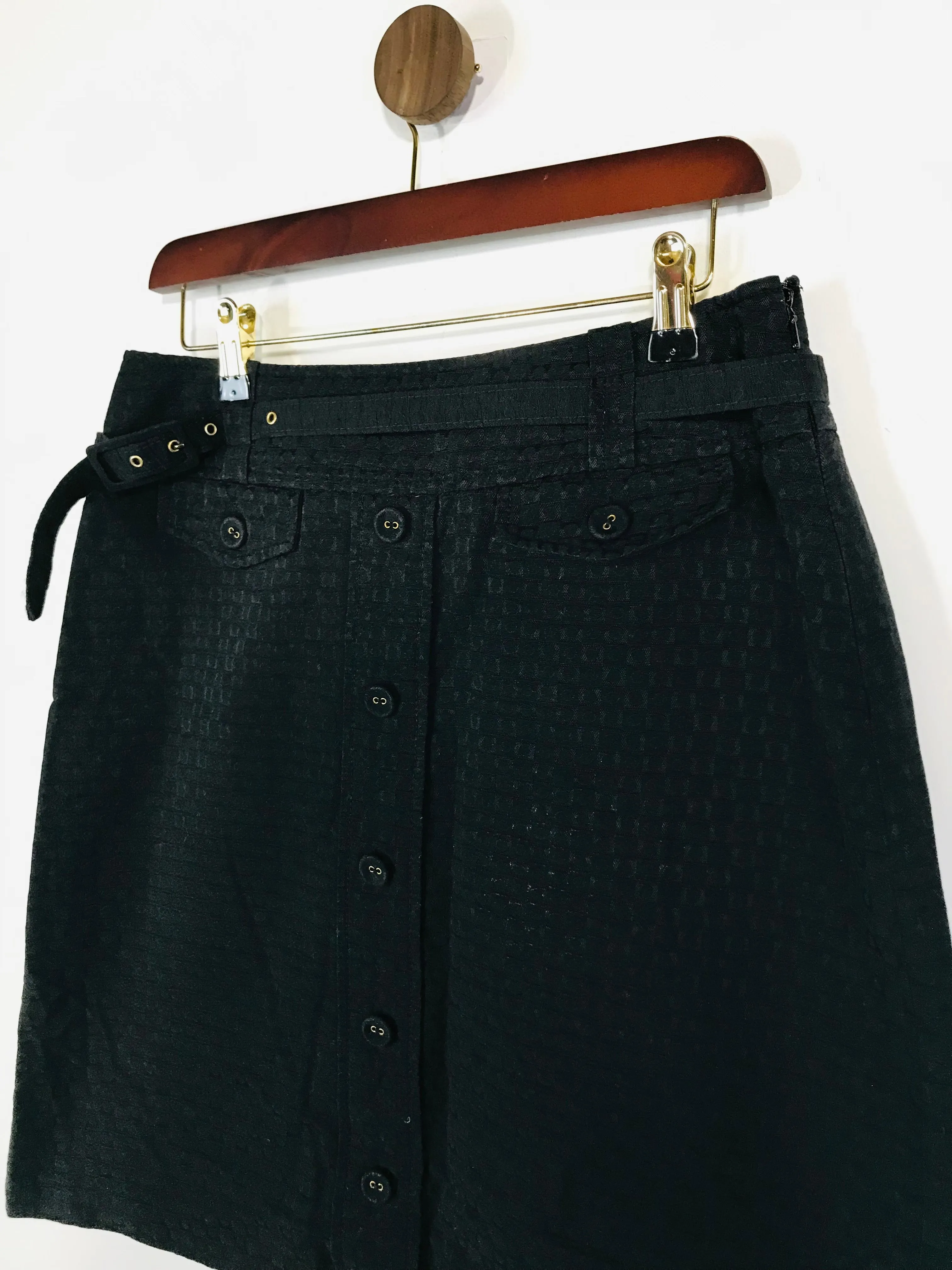 ASOS Women's Cotton Polka Dot A-Line Skirt | UK14 | Black