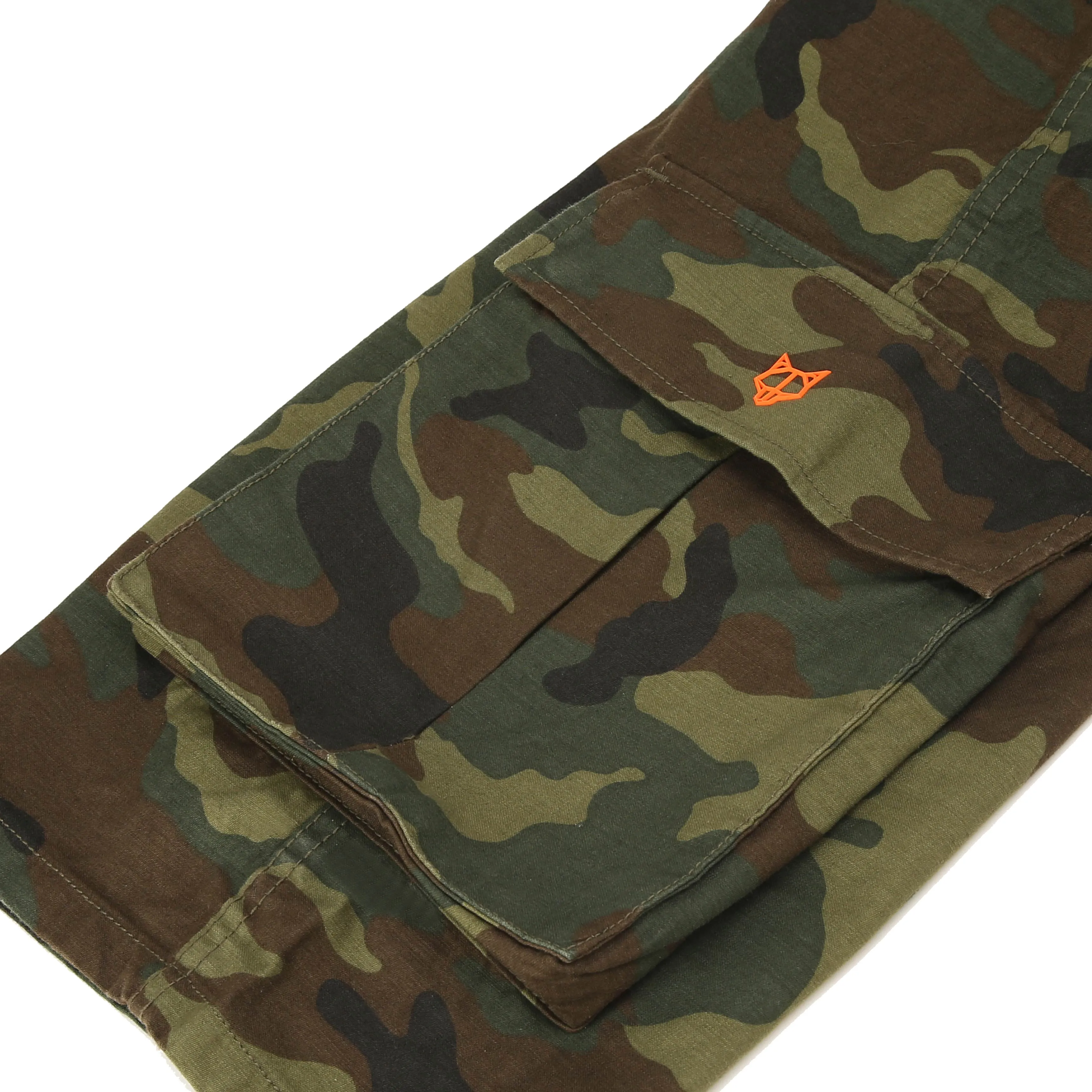 Baggy Pocket Cargo Pants Camo