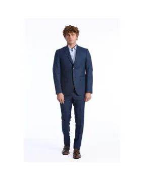 Baldinini Trend Classic Slim Fit Two-Piece Wool Suit