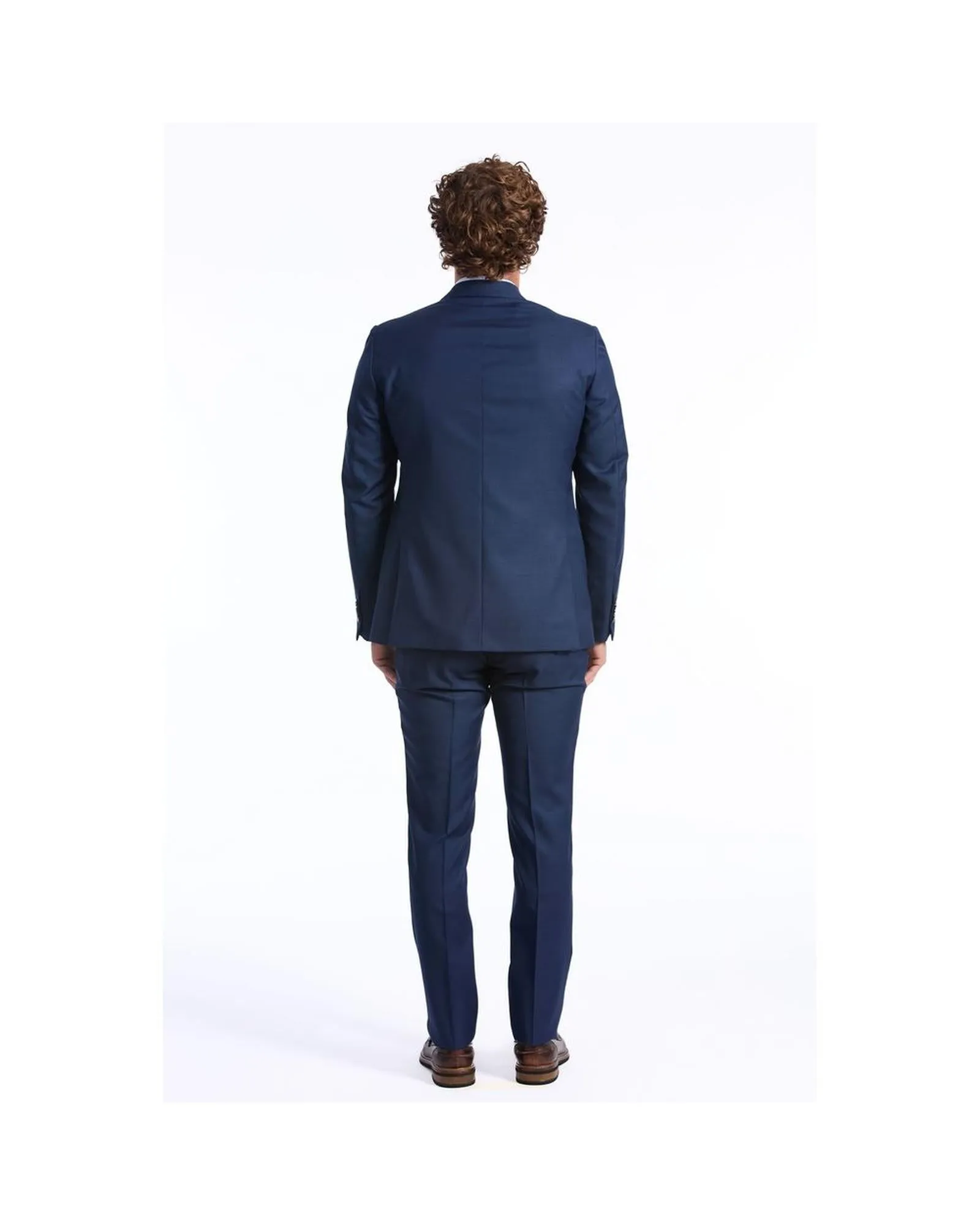 Baldinini Trend Classic Slim Fit Two-Piece Wool Suit