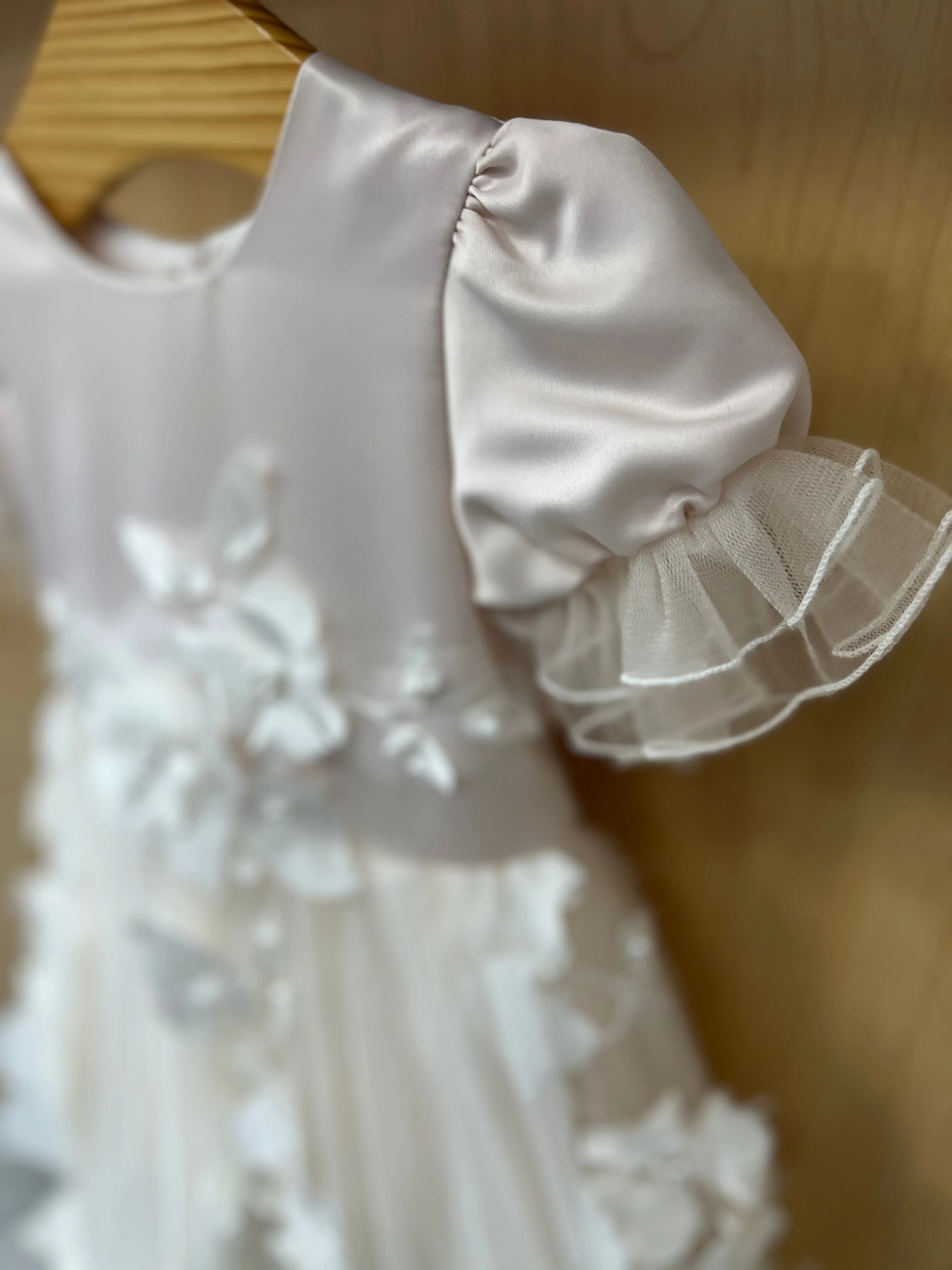 Baptism 3D lace Dress Princess Daliana Y9021205