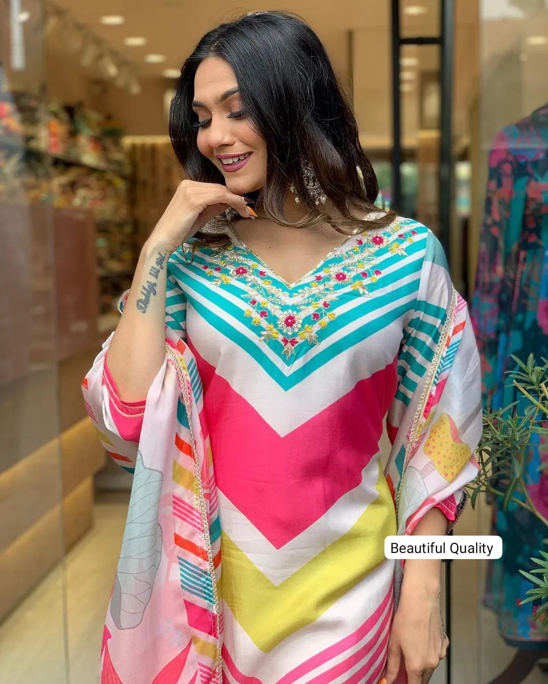 Beautiful Designer Heavy Pure Chiffon Salwar Suit