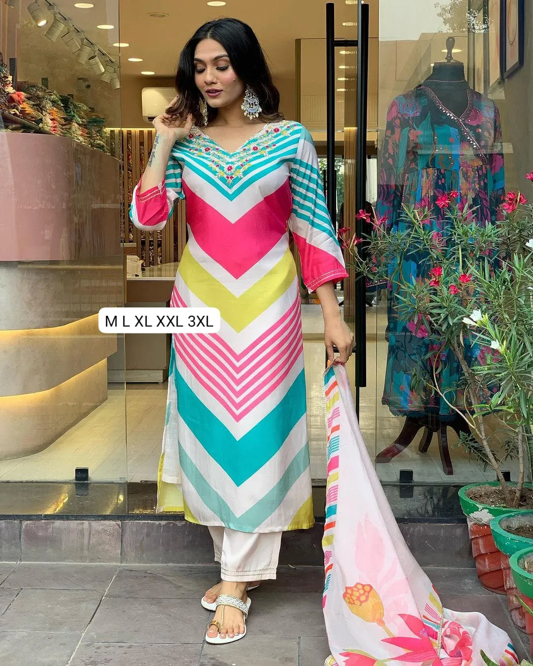Beautiful Designer Heavy Pure Chiffon Salwar Suit