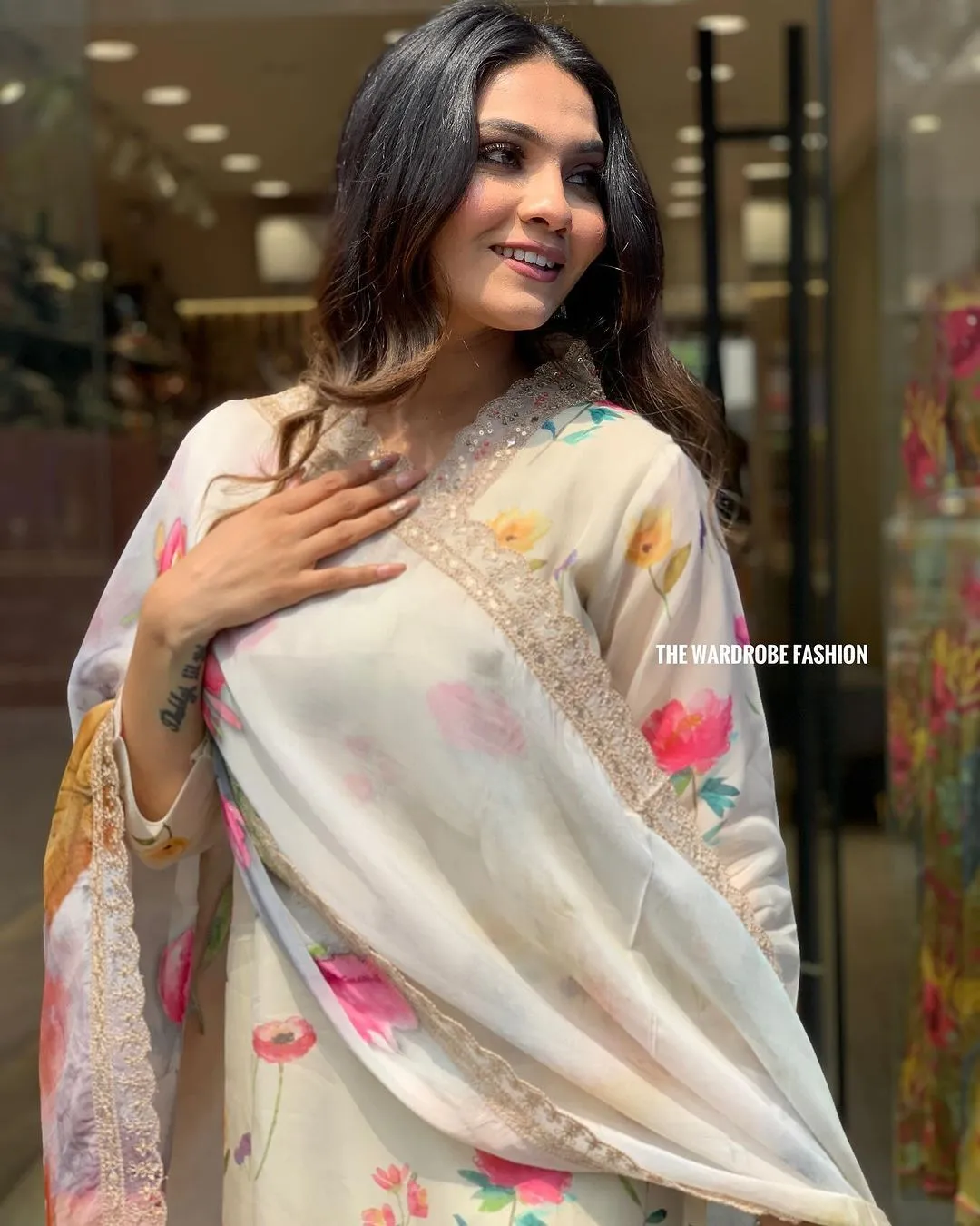 Beautiful Designer Pure Organza Silk Salwar Suit