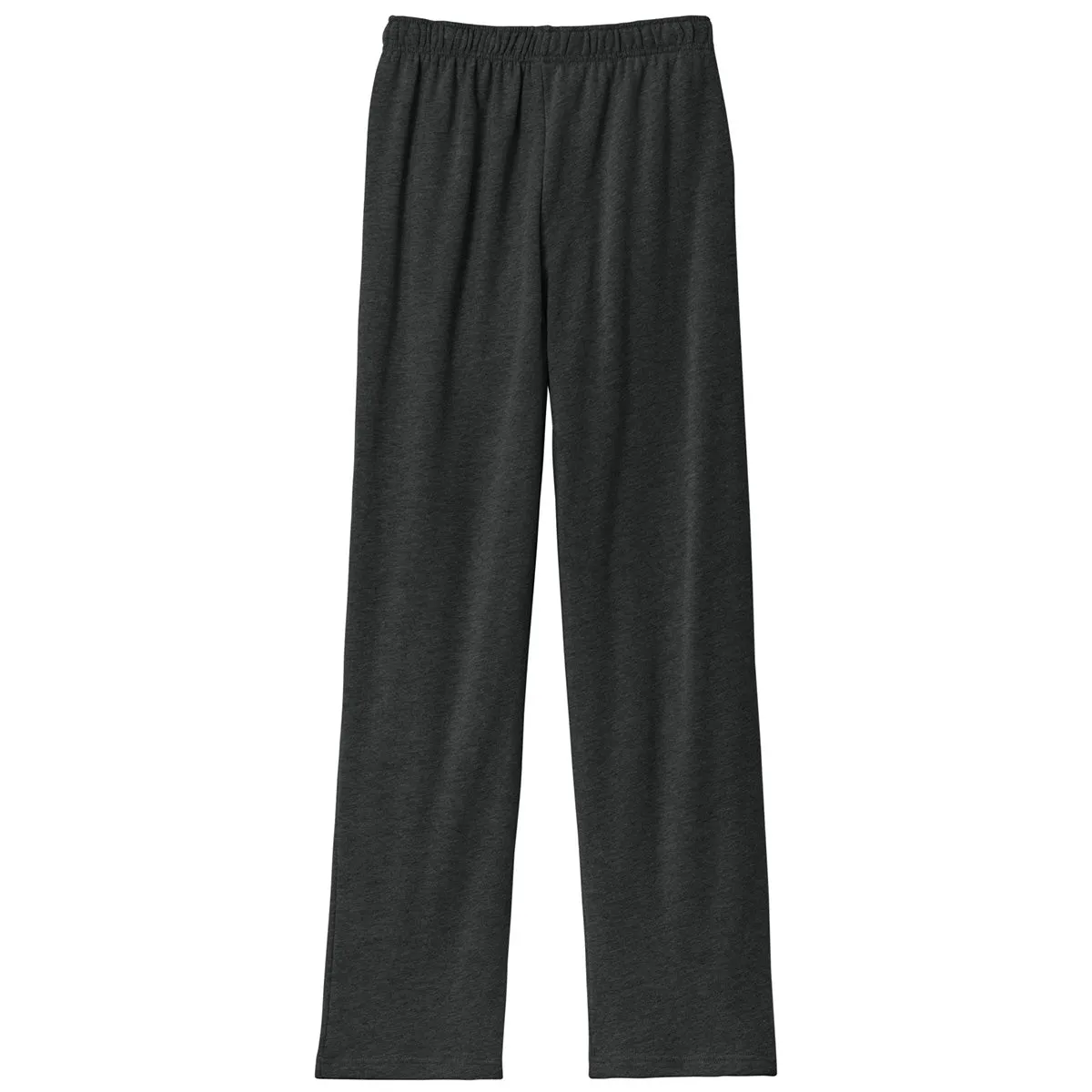 Bella   Canvas Unisex Dark Grey Heather Sponge Fleece Straight Leg Sweatpant