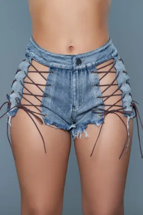 BeWicked Women's Keep Me Tied Up Shorts J20