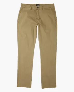 BILLABONG 73 CHINO SLIM STRAIGHT RBN 31