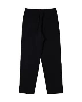 BLACK STRAIGHT LEG SWEATPANTS