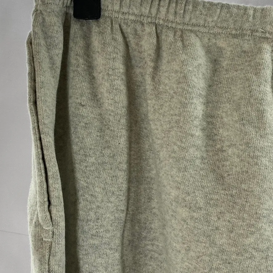 BRANDY MELVILLE Women's Light Gray Drawstring Wide-Leg Pull-On Sweatpants SZ M