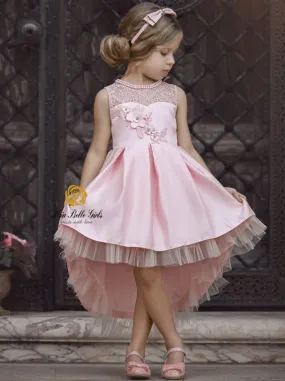 Breathtaking Beauty Lace Hi-Lo Formal Dress
