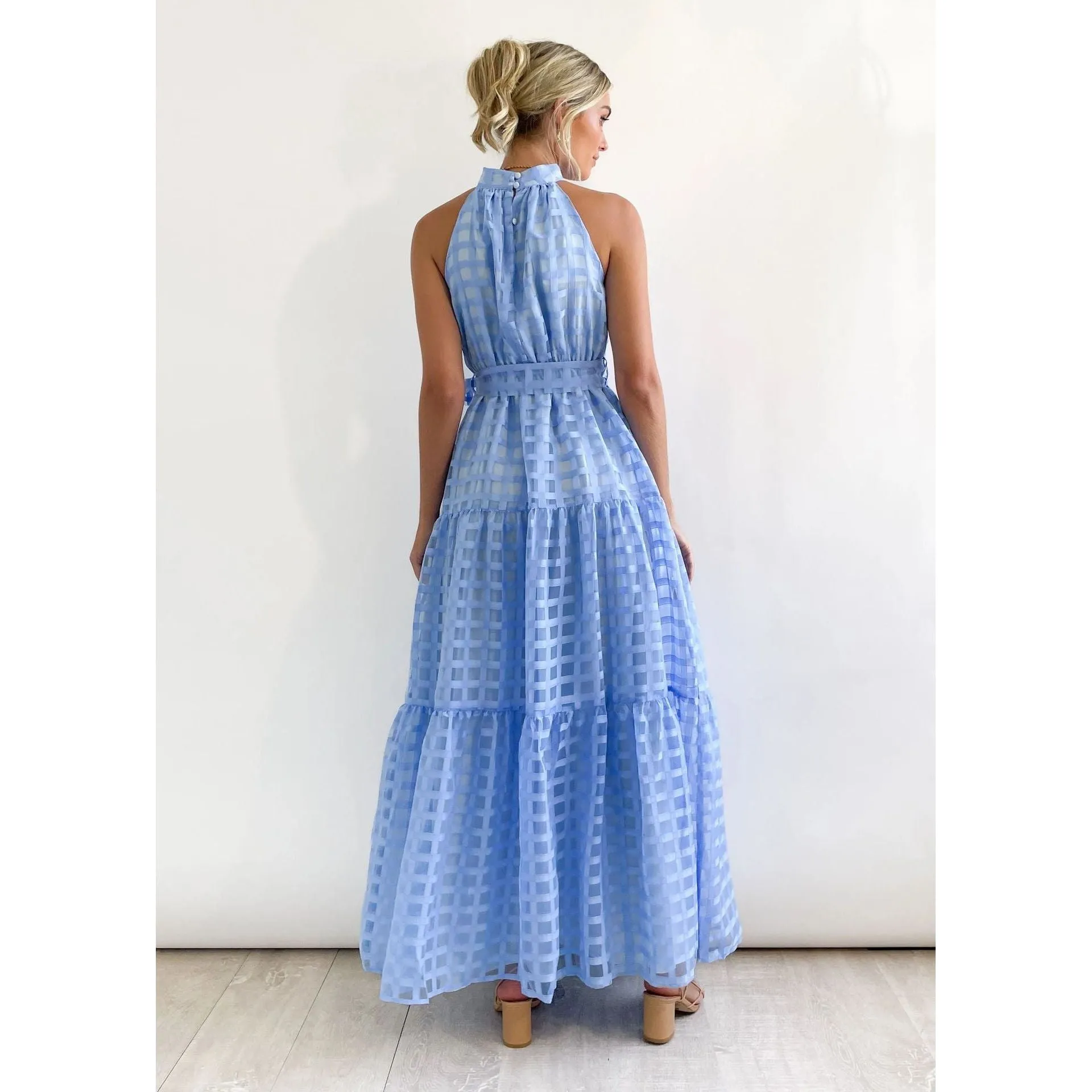 Casual sleeveless long dress