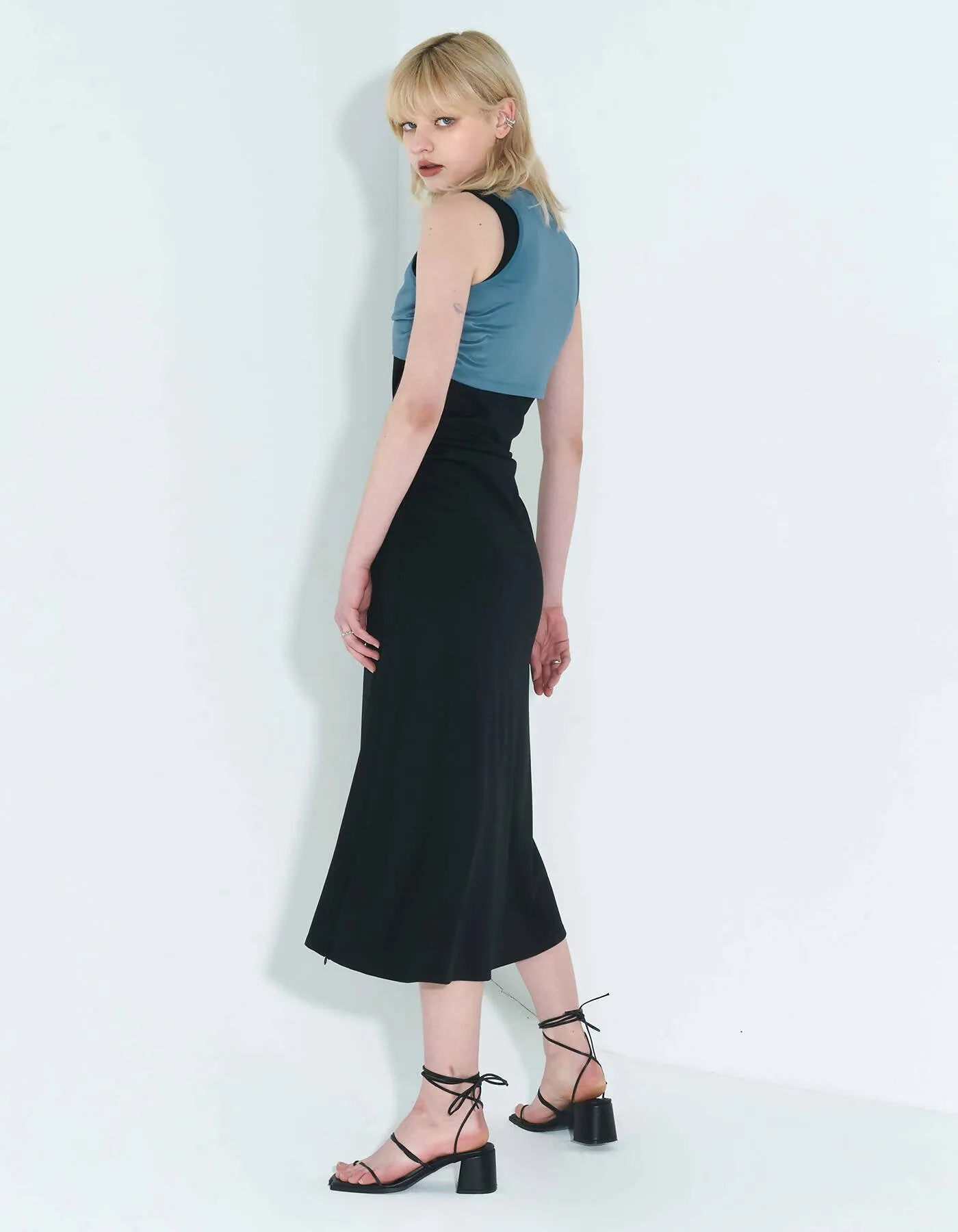 Chain Link Layered Dress