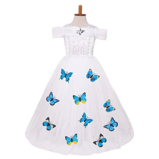 Child Cinderella Princess Dress Girls Party Gown for Party