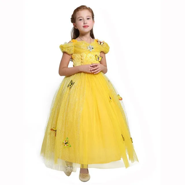 Child Cinderella Princess Dress Girls Party Gown for Party