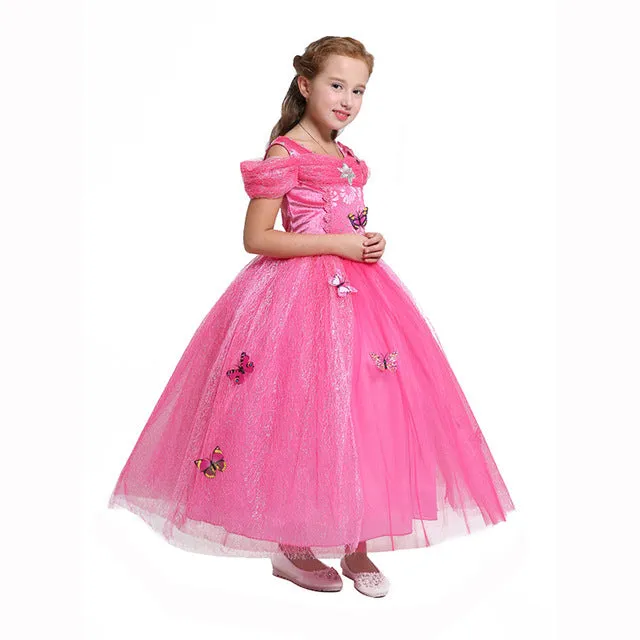 Child Cinderella Princess Dress Girls Party Gown for Party