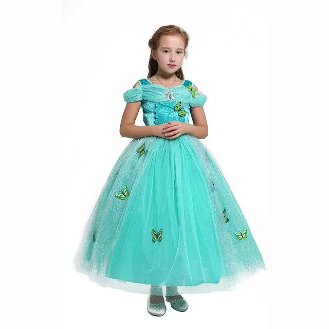 Child Cinderella Princess Dress Girls Party Gown for Party