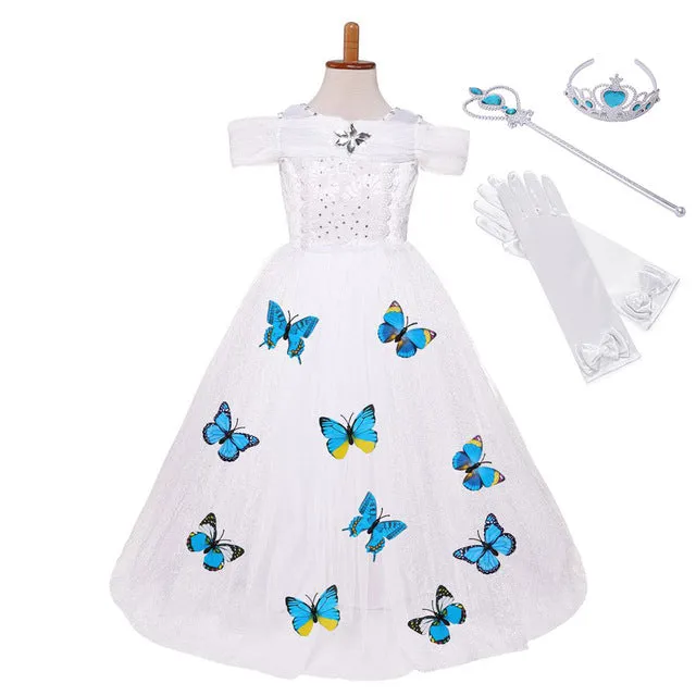 Child Cinderella Princess Dress Girls Party Gown for Party