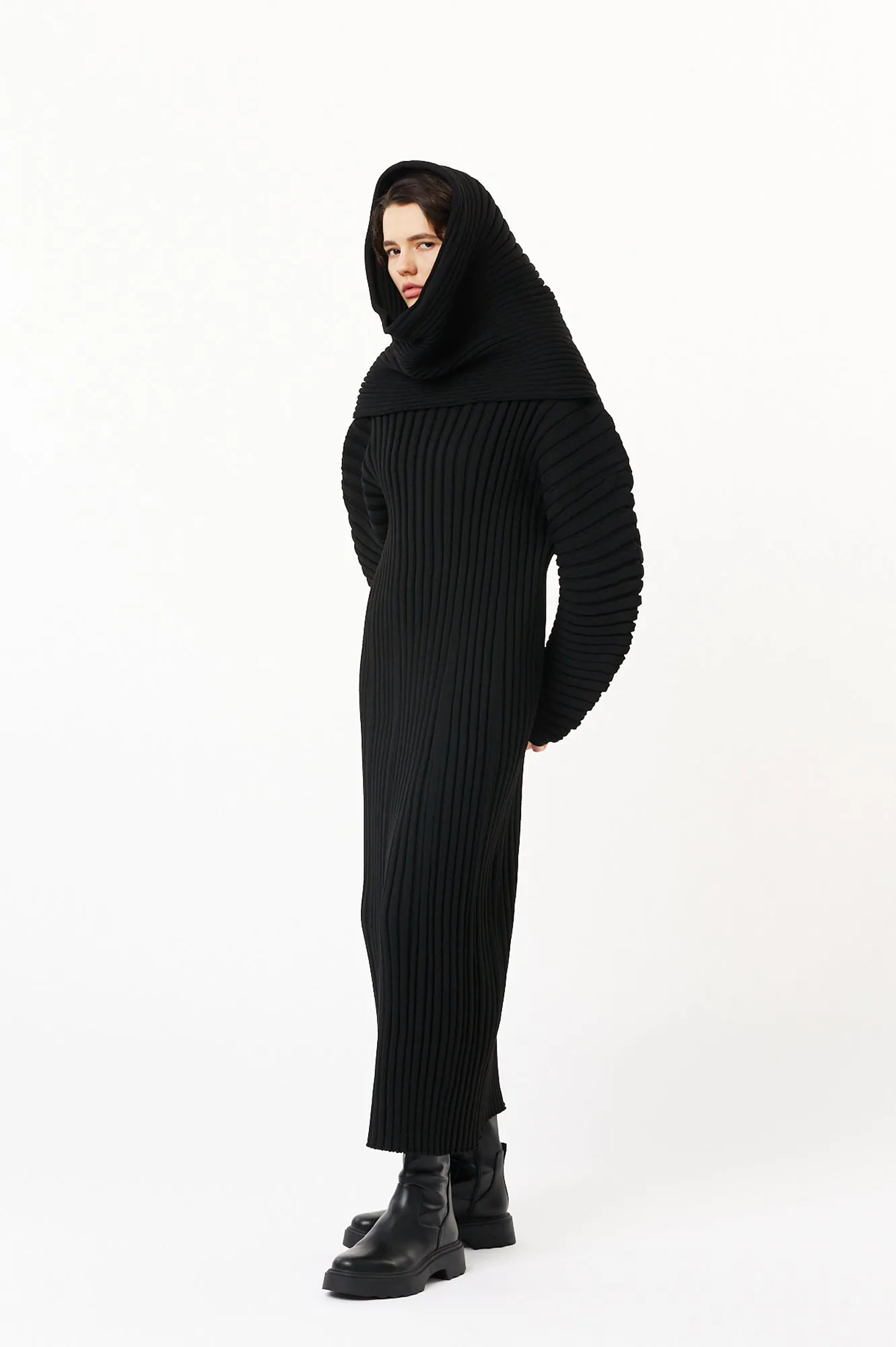 COLIMAÇON LONG SLEEVE DRESS