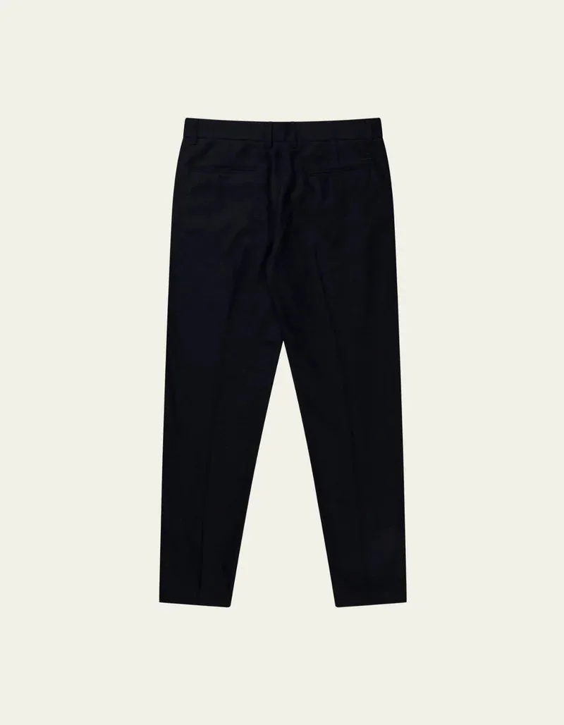 Como Wool Suit Pants - Dark Navy