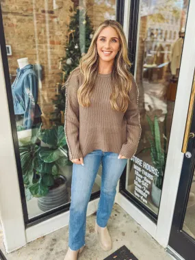 Crop straight denim - medium