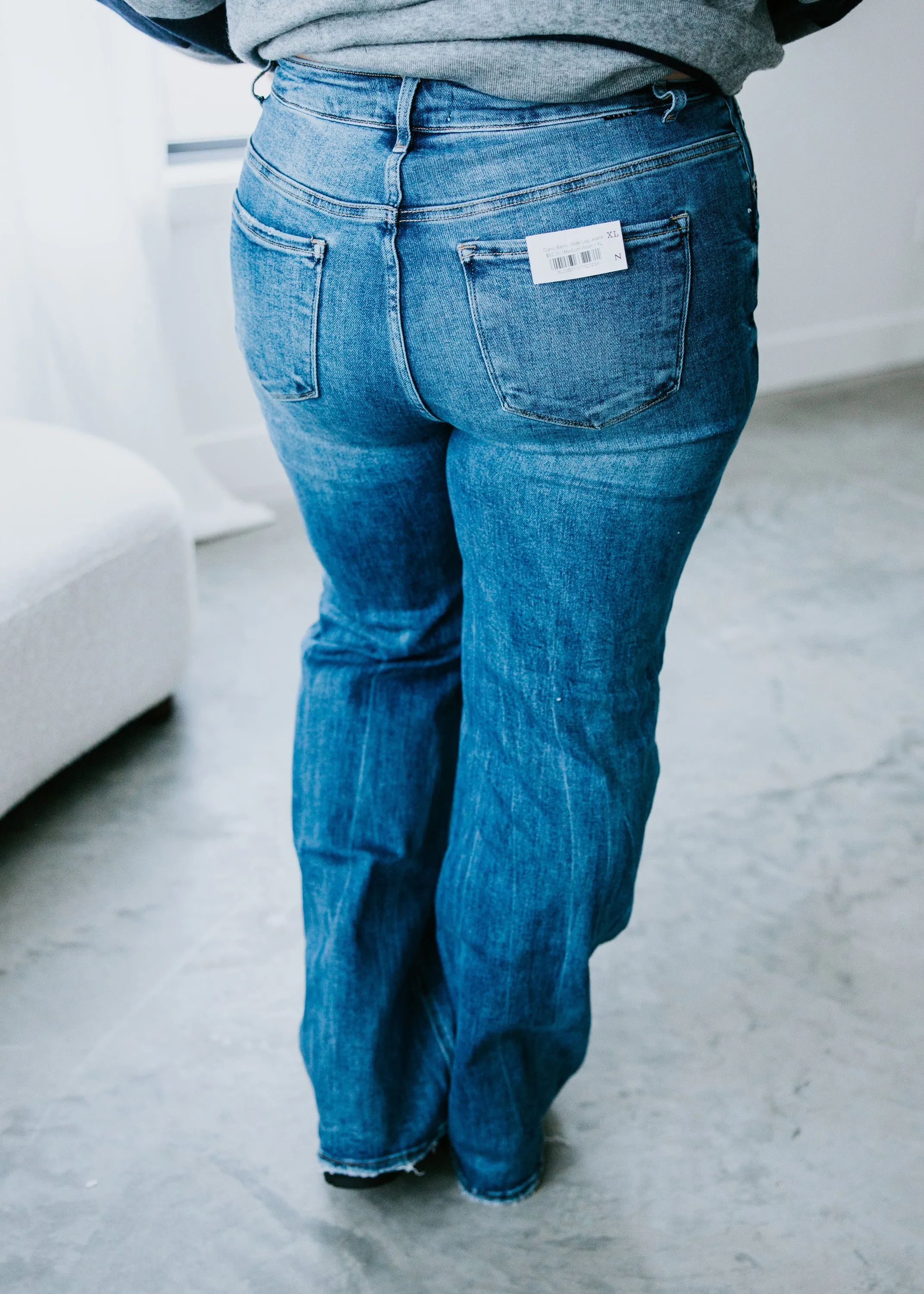 Curvy Barric Wide Leg Jeans