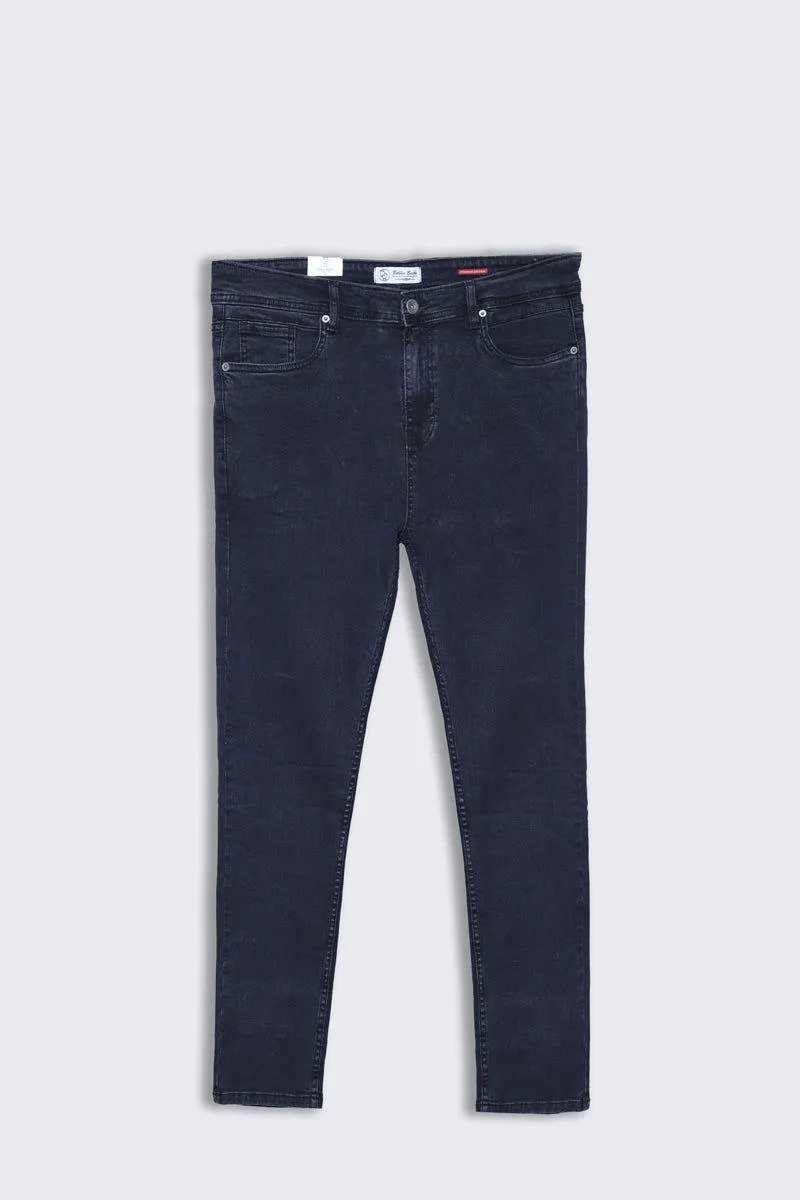 Dark Diamond Stretchable Black Denim