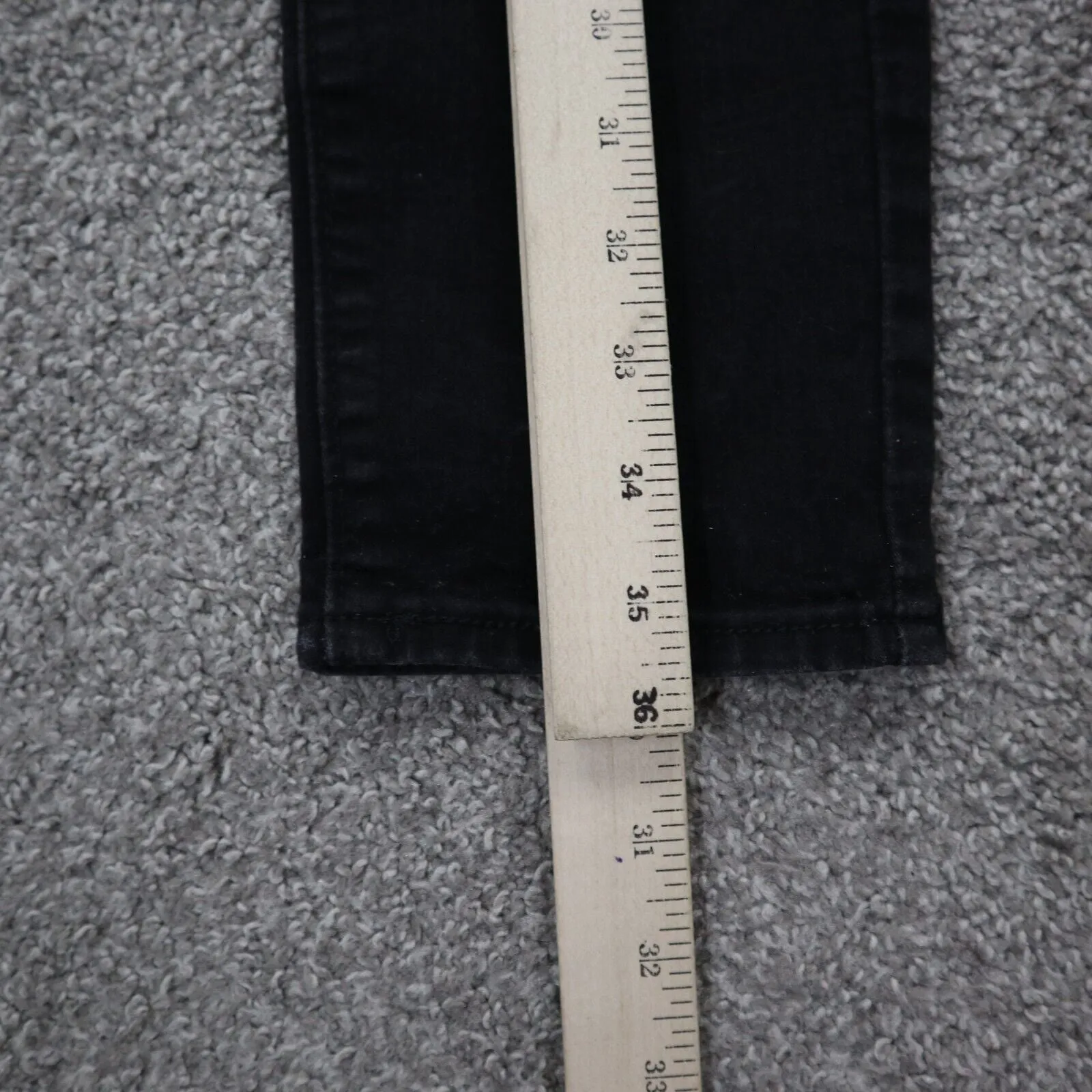 Denizen From Levis Womens Jeans Jegging Low Rise Stretch Pockets Black Size W31