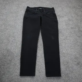 Denizen From Levis Womens Jeans Jegging Low Rise Stretch Pockets Black Size W31