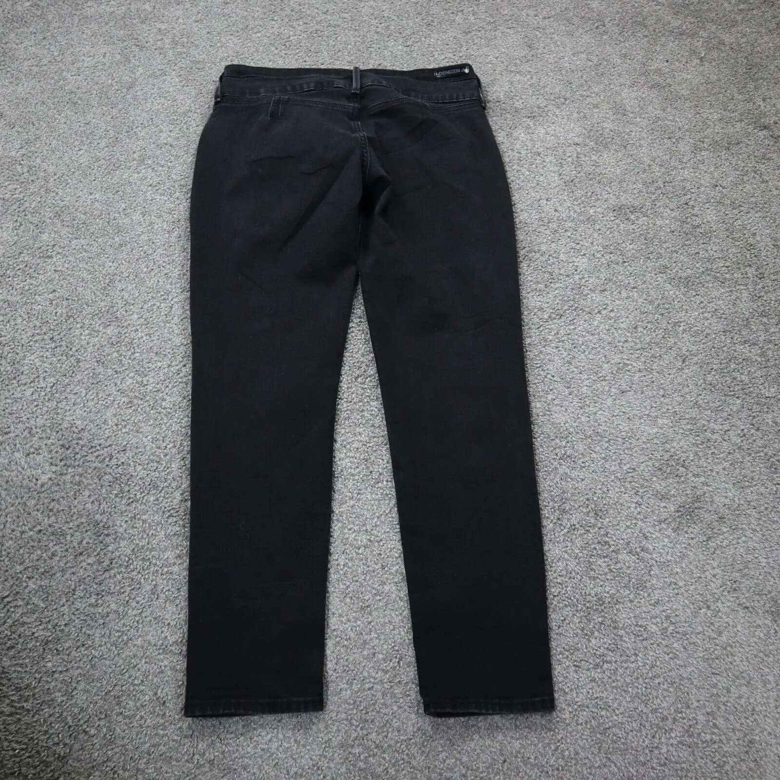 Denizen From Levis Womens Jeans Jegging Low Rise Stretch Pockets Black Size W31