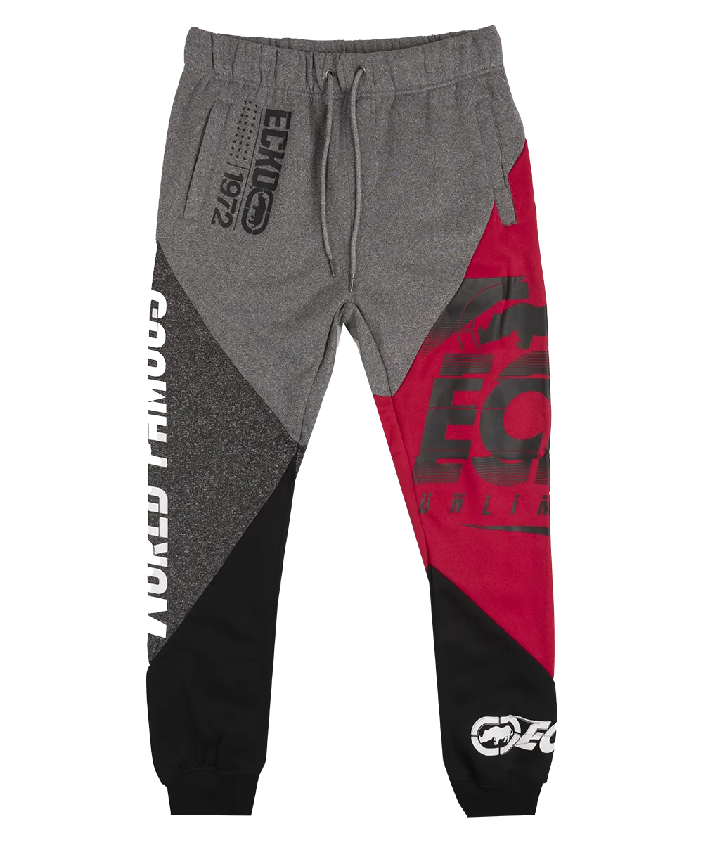 ECKO UNLTD FLEECE JOGGER PANTS TRUE RED - EO12G779