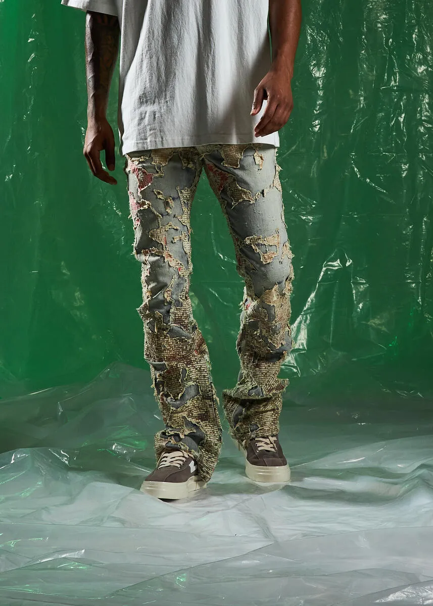 Embellish Edler Mutli Ripped Denim Jeans (EMBSPR224-040)