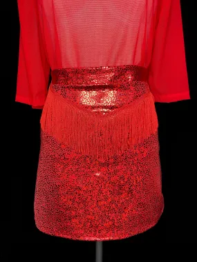 Femme Fatale Fringe Mini Skirt