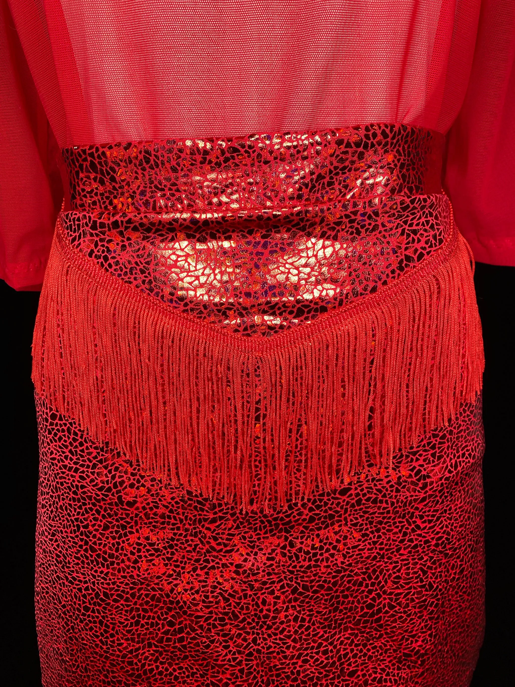 Femme Fatale Fringe Mini Skirt