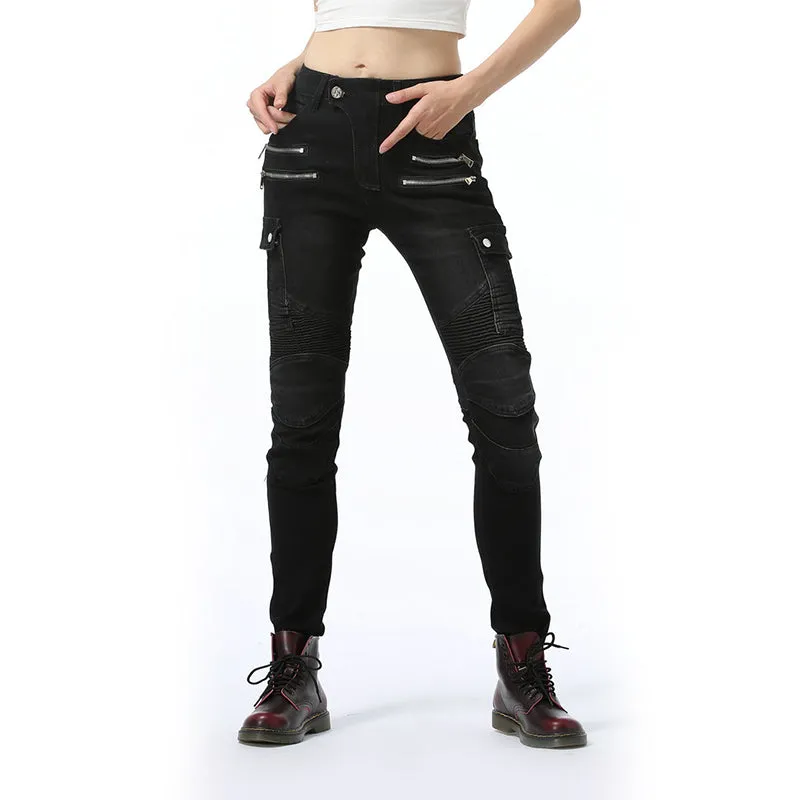 Fierce 4 Women Motorcycle Jeans with Armor Protector