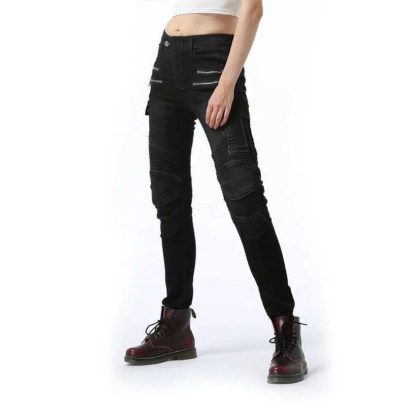 Fierce 4 Women Motorcycle Jeans with Armor Protector